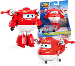 Auldey EU740283 Super Wings Transformer Figurka JETT Supercharge 12 cm, barevné Akční figurky Naty Shop Jett S4