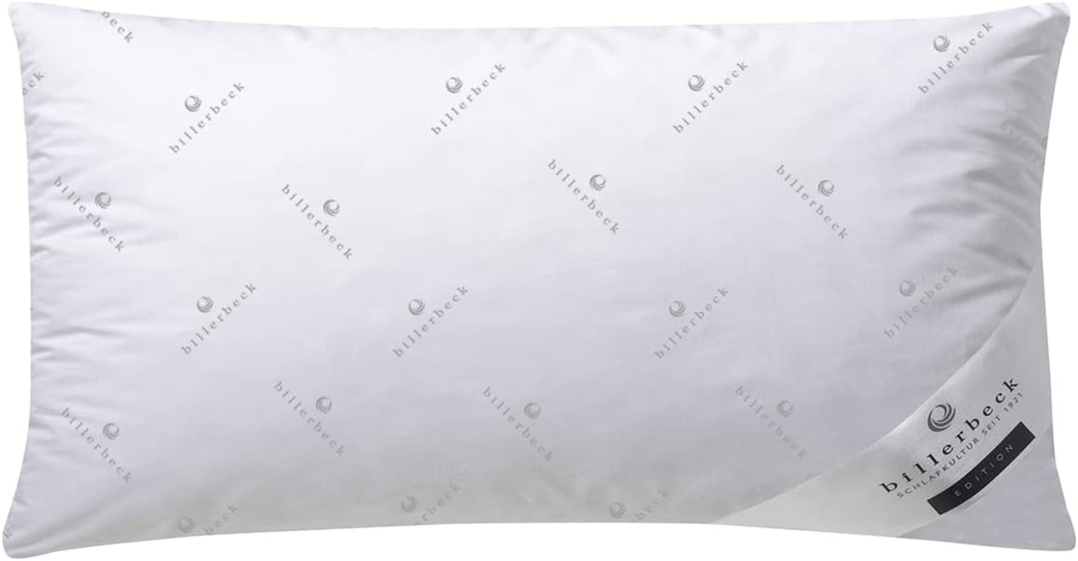 Pernă din fibre Billerbeck E21 King - 40 X 40 Cm - Pernă - Suport moale - Finisaj Aloe vera, alb Perne standard Naty Shop 40 X 80 Cm - Forță de susținere medie