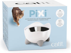 Catit Pixi eröhter ergonomischer Futternapf für Katzen, 200 ml, bílá
