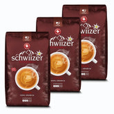 Cafea boabe Schwiizer Schüümli Crema, cafea prăjită, boabe de cafea, 3000 g