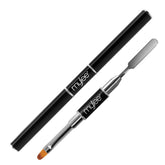 Mylee Magic Extender Gel Tool Mit Zwei Enden – 2 in 1 Pinsel & Spachtel Für UV/ LED Nagelkunst, Nagelspitzen & Für Extensions