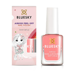 Lak na nehty Bluesky Kids - Sea Shell, Coral. Snadno odlupovací netoxický neklouzavý lak na nehty na vodní bázi pro děti 5 ml