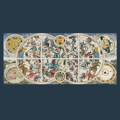 Trefl Prime - UFT Puzzle: Ancient Celestial Maps - 9000 dílků Ancient Celestial Map Velké puzzle, nejtlustší karton, organické, EKO, zábava pro dospělé a děti Puzzle 12+ Naty Shop