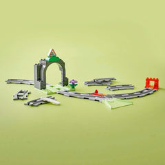 LEGO DUPLO Town Railway Tunnel And Tracks - Set de expansiune, cadou pentru copii mici, încurajează dexteritatea, set de joacă pentru fanii vehiculelor de la 2 ani, jucărie de învățare creativă 10425 Seturi de constructie Besuche den LEGO-Store