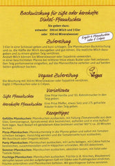 Dinkel-Pfannenkuchen, 180 G Směs na pečení a vaření Naty Shop