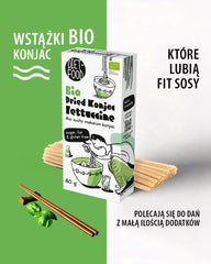 Fettuccine Konjac Shirataki Organic 80g - Nízkokalorický a nízkosacharidový, bezlepkový, nízkosacharidový, vhodný pro keto diety, s tapiokovou moukou