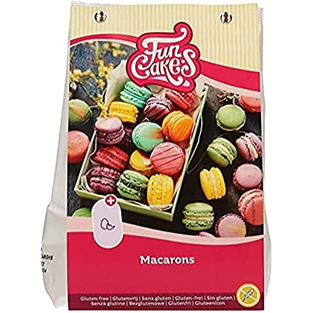 Funcakes Mix Für Macarons, Glutenfrei: Einfach Zu Berübenen, Perfekt Hausgemachte Macarons, Köstlicher Mandelgeschmack, Halal-Zertifiziert, 300G Směs pro pečení a vaření Naty Shop Výchozí název