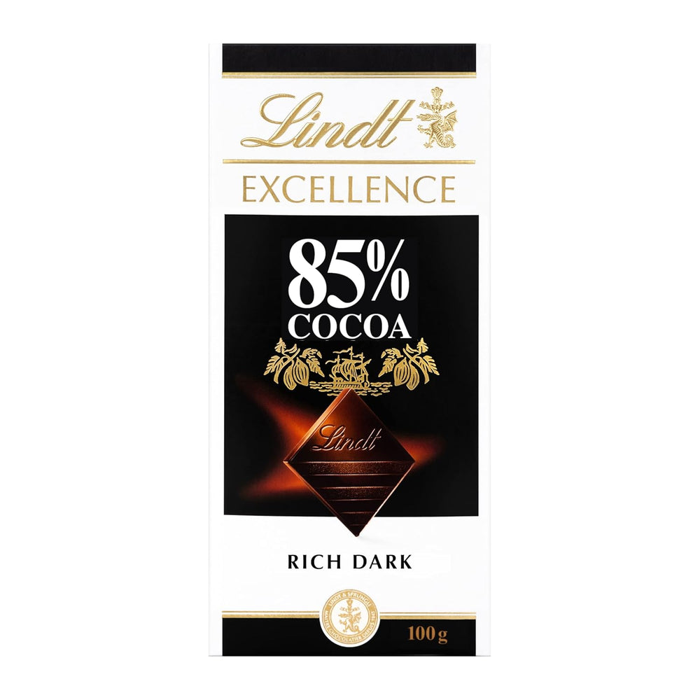Lindt Čokoláda | Tyčinka EXCELLENCE 85% kakaa | 100 g | Extra tmavá čokoláda | Veganská čokoládová tyčinka