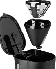 Cafetieră Tristar, capacitate 6 cești, 600W, funcție de menținere a căldurii, oprire automată, filtru permanent, sistem anti-picurare, compactă și portabilă, ușor de curățat, CM-1246