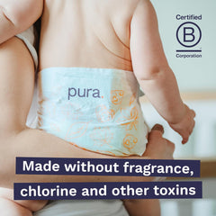 Ekologické dětské plenky – velikost 3 (4-9 kg), 1 balení (26 plen), ultra jemné plenky pro citlivou pokožku, organická bavlna, ochrana proti vytečení až 12 hodin, nový průvodce velikostí