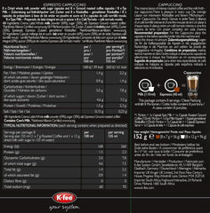 ESPRESTO Cappuccino, kompatibel mit K-fee & ALDI EXPRESSI*, RFA zertifiziert, 48 Kaffee-Kapseln & 48 Milch-Kapseln