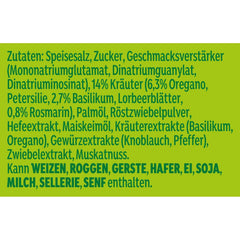Knorr Kräuterlinge Italienische Kräuter Würzmischung zum Streuen für Pasta, Gemüse nebo einen Salat 60 g