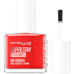 Maybelline New York - Barevný, dlouhotrvající lak na nehty - intenzivní a pigmentované barvy - Posiluje poškozené nehty - Superstay Ink Bonder - Odstín: Blood Orange 493 - 12 ml