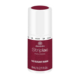 Oja UV alessandro Striplac Elegant Ruby – Delicată și de lungă durată – Îndepărtare ușoară datorită tehnologiei de îndepărtare peel-off – Vegană și cruelty-free – 8 ml