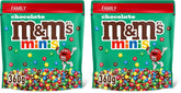 M&M's Chocolate Minis, Čokoláda, 1 x 324 g, Čokoládová čočka (324 g) (balení 2 ks)