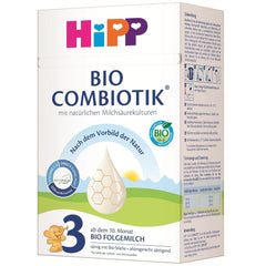 HiPP 3 Bio Combiotik (4 x 600 g), pokračovací mléko od 10 měsíců, s přírodními kulturami kyseliny mléčné, vitaminy C a D, GOS, Omega-3 (DHA, ALA), v nejlepší bio kvalitě