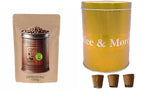 Canistră de cafea de 4,4 litri cu linguriță. Aceste canistre de cafea reprezintă o soluție elegantă și practică pentru depozitarea boabelor de cafea. + 3 cești 95ml