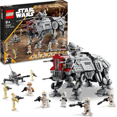 Stavebnice LEGO Star Wars At-Te Walker mobilní model minifigurek obsahující 3 klonové vojáky, bitevní droidy a trpasličího pavoučího droida 75337 Stavebnice Besuche den LEGO-Store Single