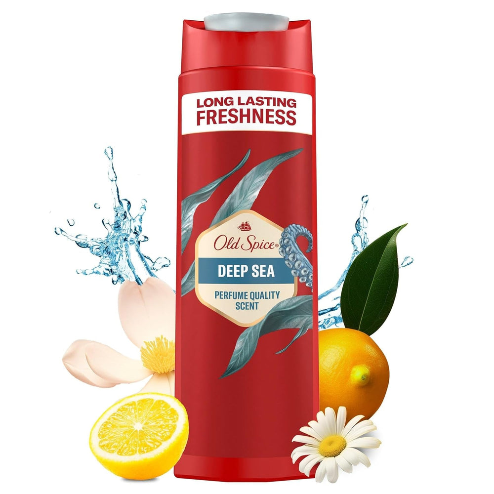 Old Spice Deep Sea 3-In-1 Gel de duș și șampon pentru bărbați Duș și baie Old Spice 250 ml