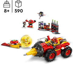 LEGO Sonic the Hedgehog Super Sonic vs. Sada dobrodružných videoher Egg Drillster Dětská dárková sada Shadow and Dr Eggman pro chlapce a dívky 8 let 76999 Stavebnice Besuche den LEGO-Store