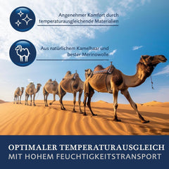 Billerbeck E48 Kairo přikrývka - Letní přikrývka - 135 X 200 Cm - Chladící přikrývka - S 60% velbloudí srst 40% panenská vlna Přikrývky a přikrývky Naty Shop