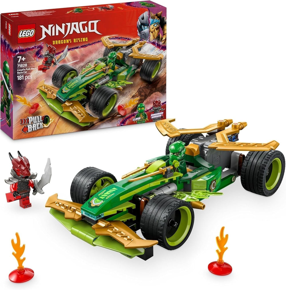 LEGO NINJAGO Lloyd's Action Speedster - Autíčko se 2 minifigurkami na hraní rolí, Stavebnice pro děti - Dárek pro chlapce a dívky 7 let staré 71828 Stavebnice Besuche den LEGO-Store Výchozí název