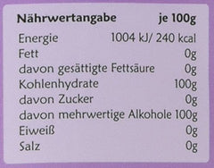 Originální březový cukr z Finska, 1 kg sladidel Naty Shop