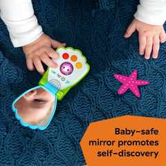 Baby Einstein, Ocean Explorers Shell Phone, sunete și lumini, 3 limbi - engleză, franceză, spaniolă, de la 6 luni Jucarii Bebe Naty Shop