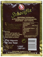 Teekanne Schocofix ciocolată de băut, pachet de 50 x 25 grame Cacao si Ciocolata Calda Naty Shop
