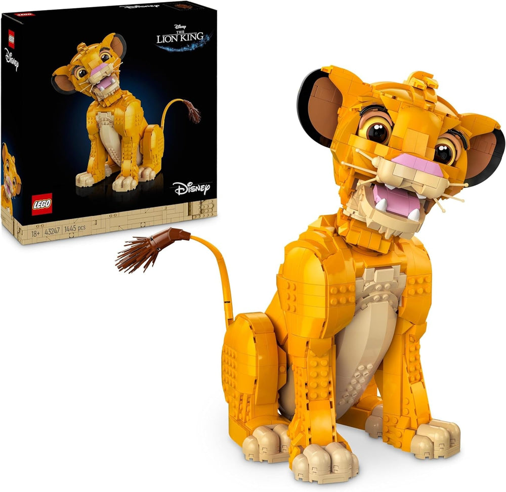 Lego Ç€ Disney Simba Mladý lví král Kreativní figurka zvířete Sběratelská stavebnice Odpočinková aktivita pro dospělé Nápad na dárek pro ženy 43247 Stavebnice Besuche den LEGO-Store Výchozí název