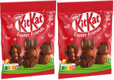 NESTLÉ Easter Friends Mini velikonoční figurky s mléčnou čokoládou s křupavými kousky, balení 2 ks (1 x 65 g)