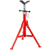 Suport pentru furtun VEVOR 4500 lbs Suport pentru furtun cu cap în V pentru susținerea furtunului în timpul înfiletării, reglabil pe înălțime până la 132 cm