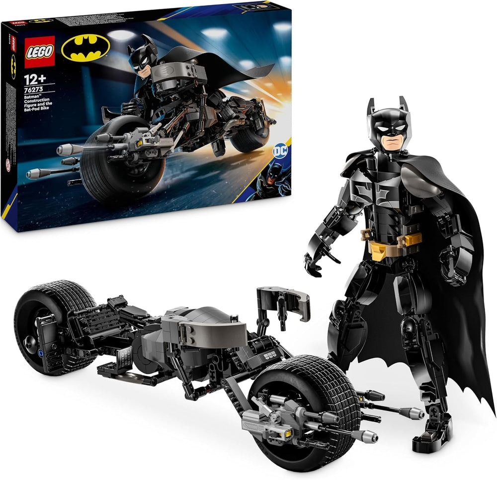 LEGO DC Batman: Batman Stavební kostky s Batpodem, Superhrdinská filmová hračka, Dětská dobrodružná hrací sada, Dárek pro chlapce a dívky 76273 Stavebnice Besuche den LEGO-Store Výchozí název