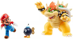 Nintendo Super Mario Bowser 18Cm vs. Sada figurek Mario (1. vlna) Akční figurky Naty Shop
