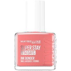 Maybelline New York Super Stay Ink Bonder 135 Nude Rose - dlouhotrvající lak na nehty pro silné nehty a intenzivní barvu, 12,3 ml