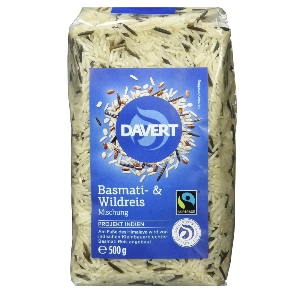 Směs Davert Basmati a divoké rýže, bio, 500g