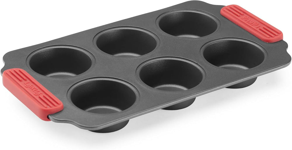 Lékué Muffin-Backform, Antihaftbeschichte, Metall, 6 Mulden forem a pečicích plechů Naty Shop Muffins