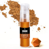 DecoRom, jedlé třpytky, prášek, 10 gramů Glitter Naty Shop Copper