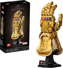 LEGO 76191 Marvel Super Heroes Rukavice na nekonečno Rukavice Avengers Model Rukavice Thanos Stavebnice pro dospělé Fan Předmět Dárek pro muže Ženy Her Him Stavebnice Besuche den LEGO-Store Single
