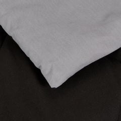Amazon Basics cuvertură din microfibră, poate fi utilizată pe ambele părți, 220 X 240 Cm, gri / negru Plapumi si pilote Naty Shop