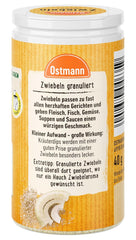 Ostmann Gewürze - Granulární Zwiebeln | Zwiebelpulver zum Würzen herzhafter Gerichte | 40 g v recyklační dávce