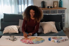 Ravensburger Puzzle 17172 Cercul de culori -Animale 500 piese Puzzle Naty Shop