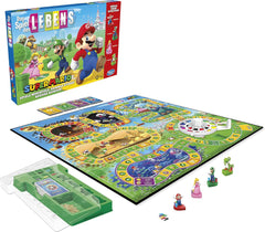 Desková hra Hasbro The Game of Life Super Mario pro děti od 8 let, hrajte minihry, sbírejte hvězdy a bojujte s Bowserem