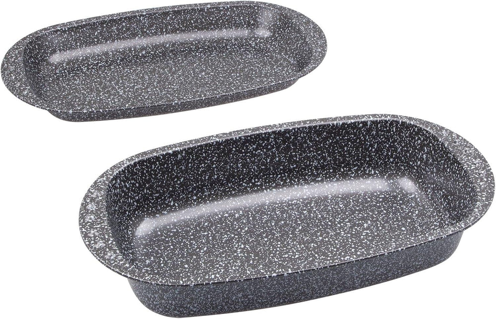 C|H|G Brotback- Und Bratenform Mit Deckel "Granito", Skandia Xtreme Plus: 4-Fach Antihaftbeschichtung in Granitoptik, 37 X 20 X 7 Cm, Made in Germany Formy a plechy na pečení Naty Shop