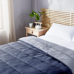 Pikolin Home - Oboustranná přikrývka 300 G - Dvoubarevná severská výplň - Do postele 105 - pohodlná, teplá, prodyšná, zelená, 180 X 260 cm Přikrývky a přikrývky Naty Shop