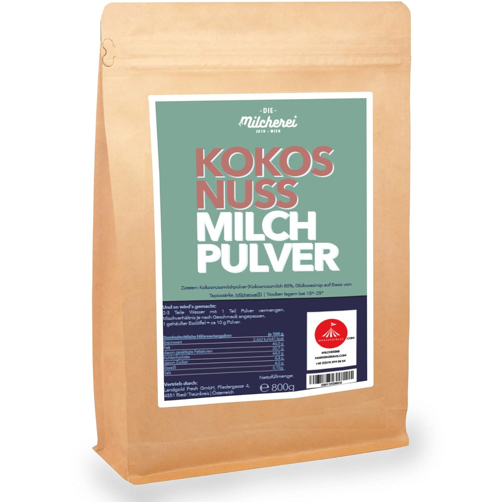 Kokos-Nuss-Milch-Pulver MILCHEREI Kokosový koktejl kari thajské 800g