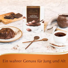 Lindt Schokolade - PATISSERIE Mousse Au Chocolat | 6 X 110 G | Backmischung Für 4 Portionen Fluffige Mousse Al Cioccolato Aus Finester Schokolade | Cukrárna | Backmix | Schokoladengeschenk Směs na pečení a vaření Naty Shop