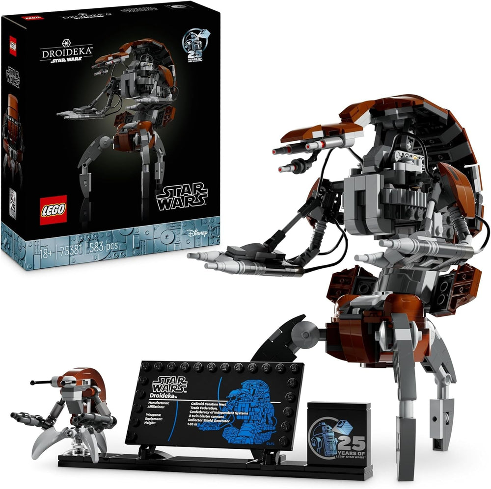 Sada droideka LEGO Star Wars, sada modelu droida pro dospělé, dekorace na stůl, sběratelská, nápad na dárek pro muže a ženy 75381 Stavebnice Besuche den LEGO-Store Single