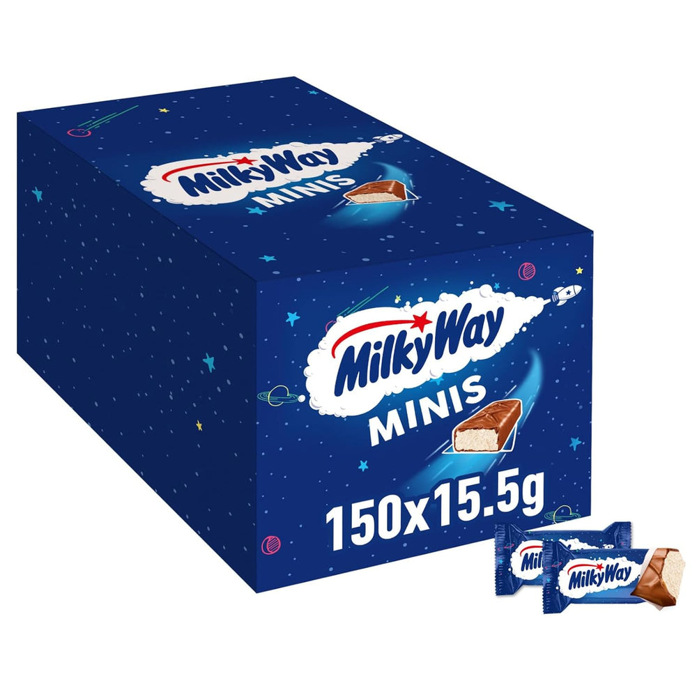 Mini čokoládové tyčinky, hromadné balení čokolády, lehký mléčný krém, 150 x 15,5 g, 2,3 kg