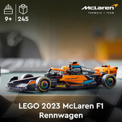 LEGO Speed Champions Mclaren Formula 1 Závodní auto 2023, Hračka pro kluky a dívky od 9 let, kteří si rádi hrají samostatně, Sestavitelný model vozidla, Dekorace dětského pokoje 76919 Stavebnice Besuche den LEGO-Store